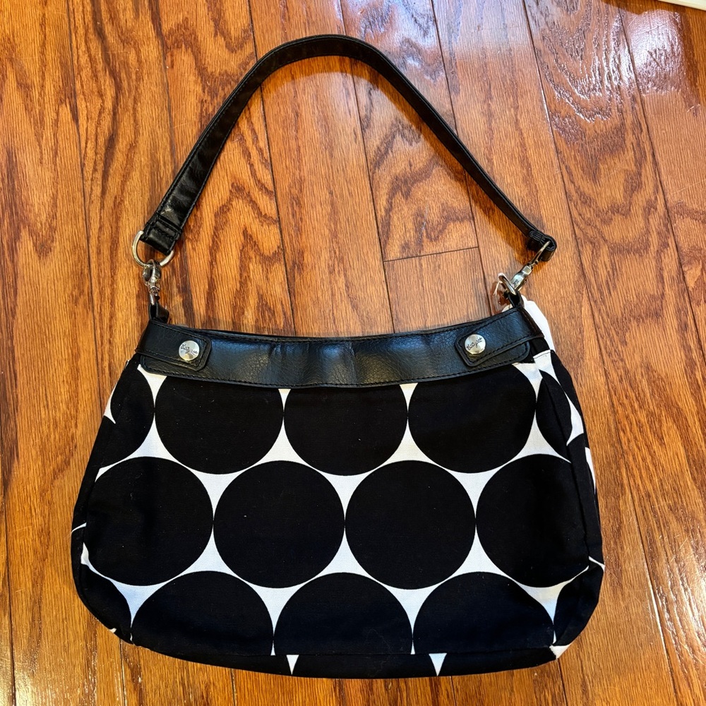 Thirty-one Mod Black Polka-dot Purse